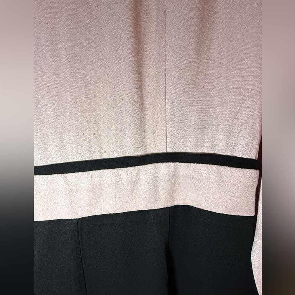 Vintage Danny & Nicole Colorblock Jacket Dress - Pink/Black - Picture 3 of 6